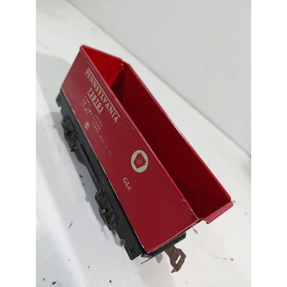 Marx Electric Train 738701 O Gauge Model Railroad Tin Plate Pennsylvania Hopper